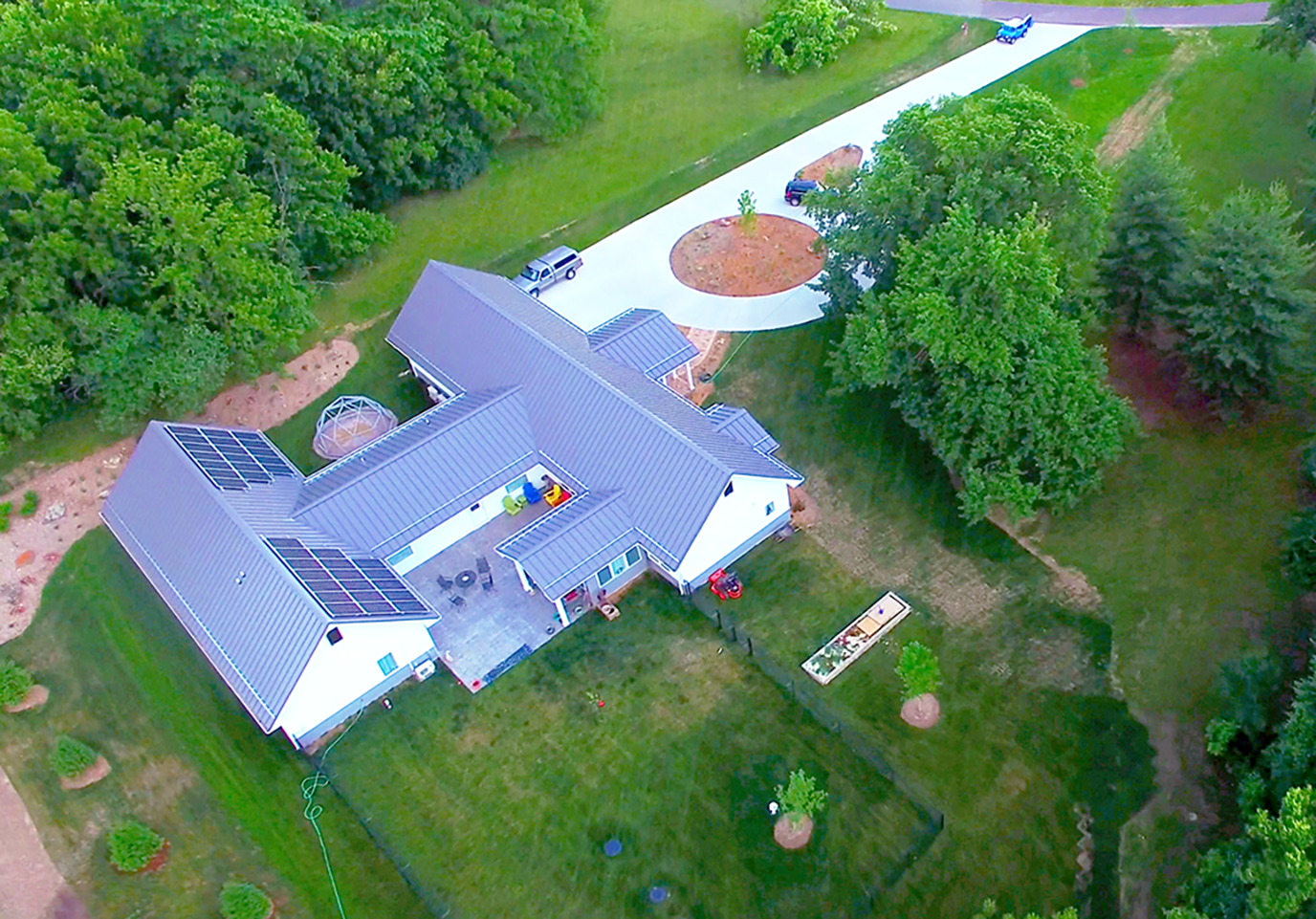 Deep green home exterior used as Columbia market imagery