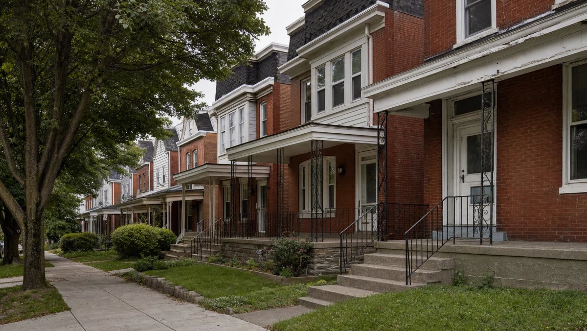 Representative Allentown PA brick rowhouses — Sell Your House Fast for Cash