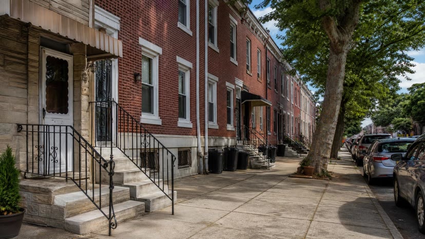 Representative Philadelphia home exterior