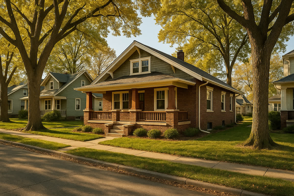 Rockford IL craftsman bungalow neighborhood — Sell Your House Fast for Cash