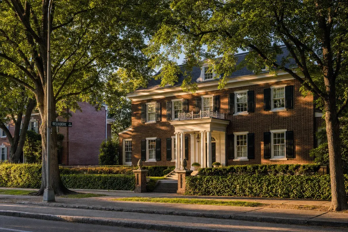 Richmond VA homes — historic brick row houses in The Fan and Church Hill