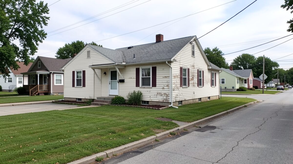 Small Alexandria MN rental or multifamily residential street