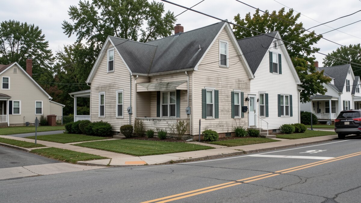 older small rental duplex or compact multifamily property in Altoona Pennsylvania
