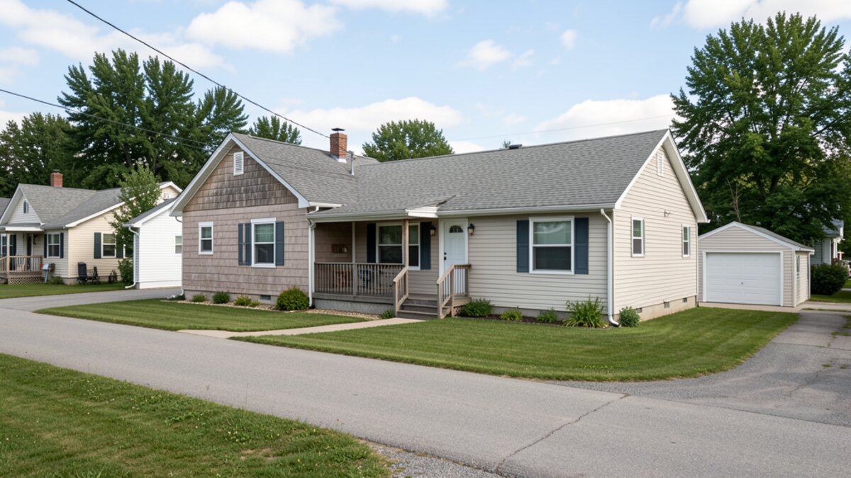 Bemidji Minnesota older duplex or small rental property in a practical northern residential neighborhood