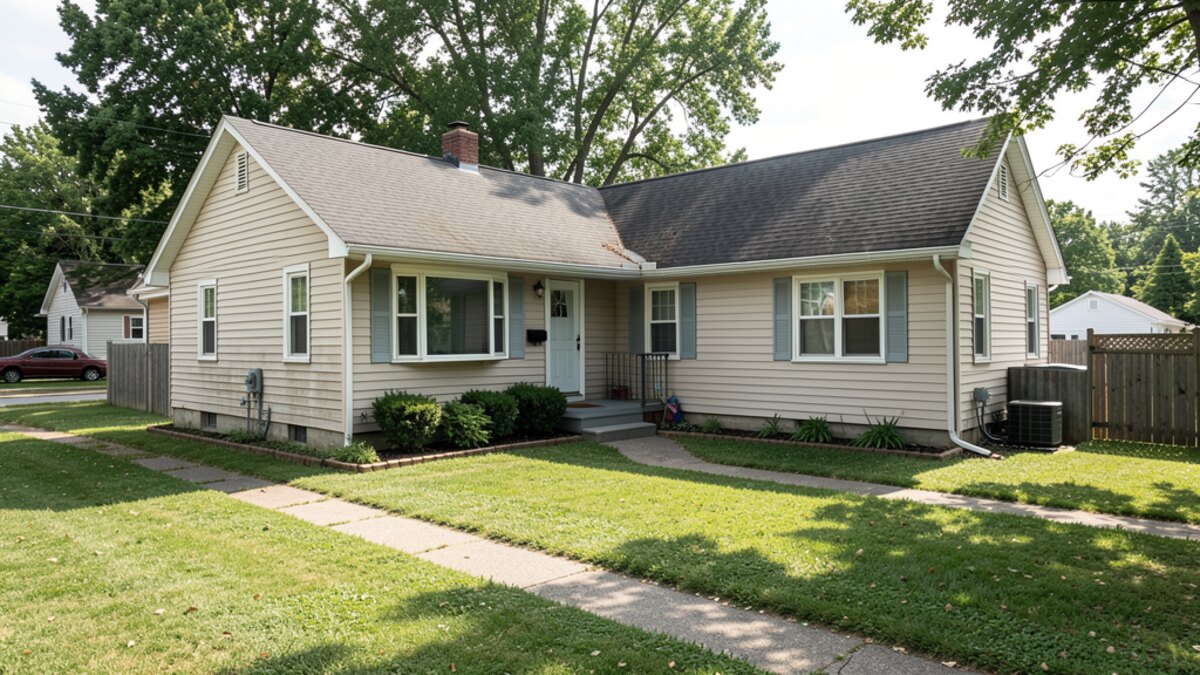 older small rental duplex or compact multifamily property in Bloomsburg Pennsylvania