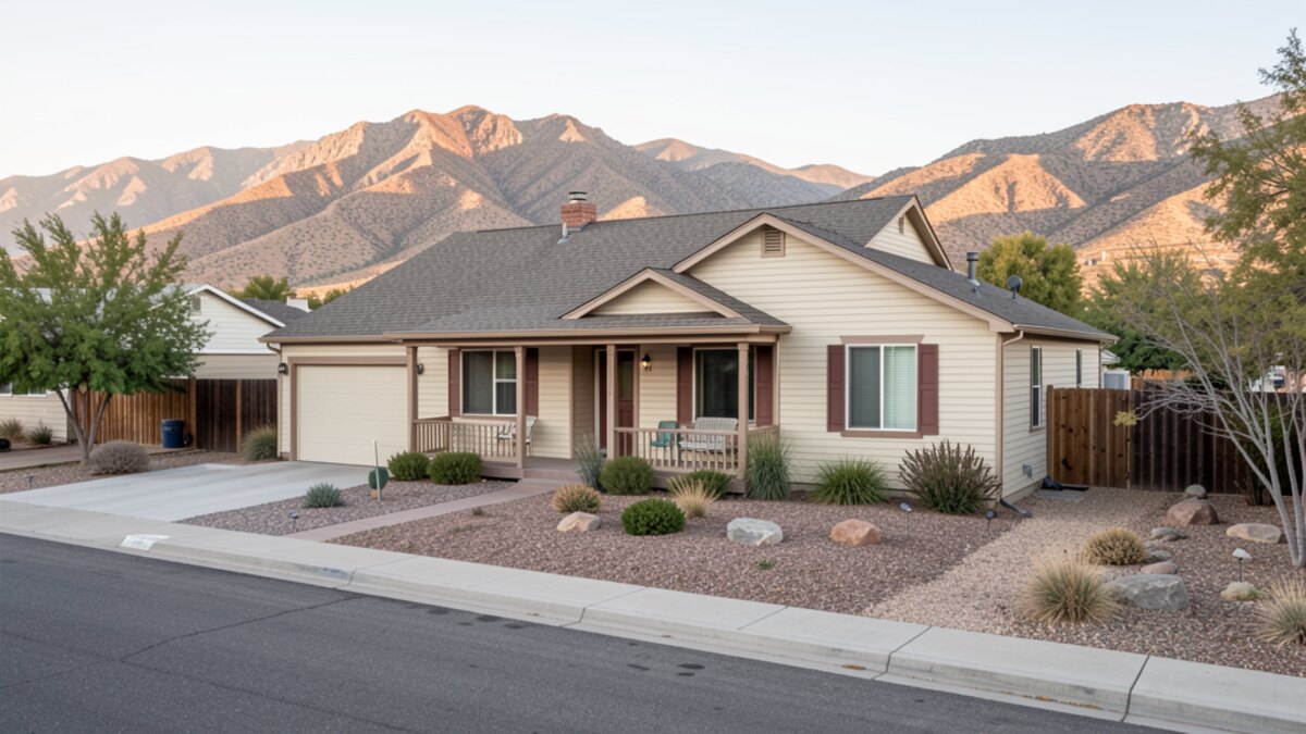 Representative older Carson City Nevada residential home
