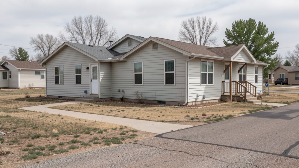 older small rental duplex or compact multifamily property in Casper Wyoming