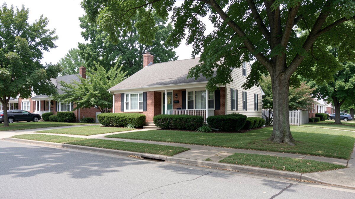 Representative older Champaign Illinois residential home