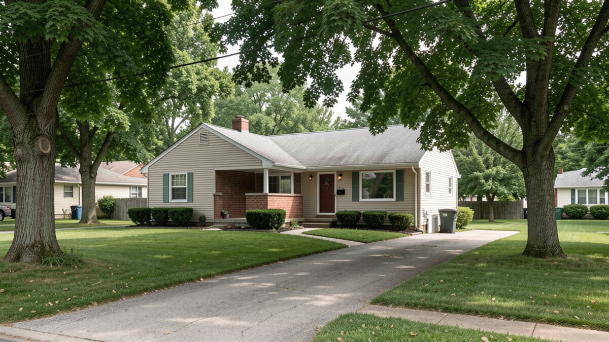 Representative older Columbus Indiana residential home