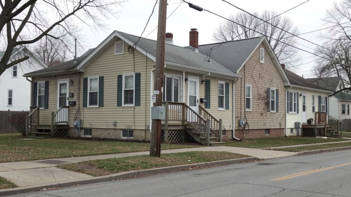 older small rental or duplex property in Corning New York