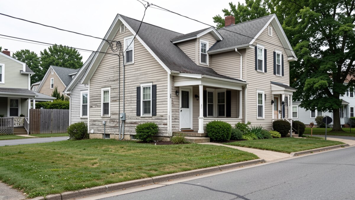 DuBois Pennsylvania small bungalow or older two-story house with compact yard