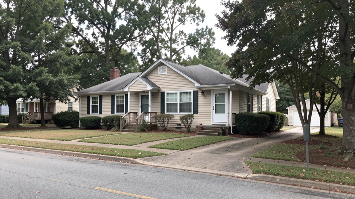 Representative older Durham North Carolina residential home