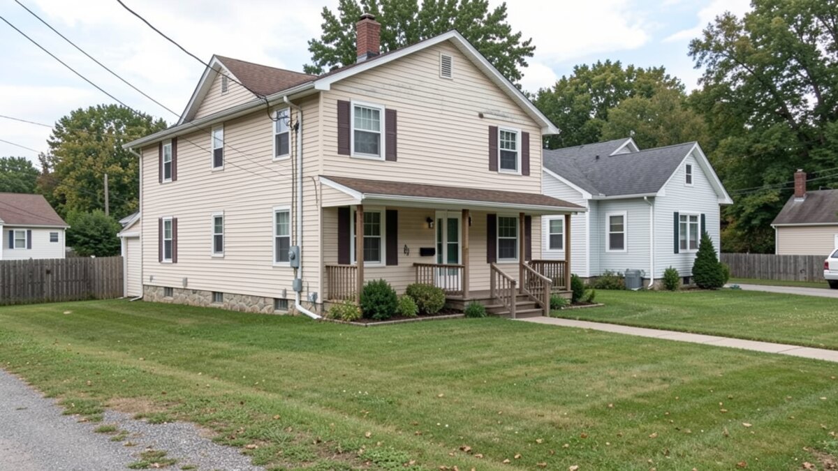 older small rental duplex or compact multifamily property in Fond du Lac Wisconsin