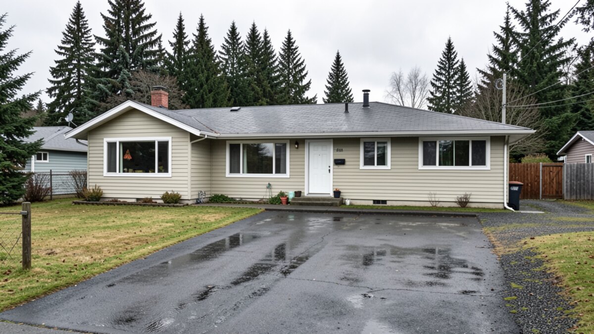 Representative older Juneau Alaska residential home