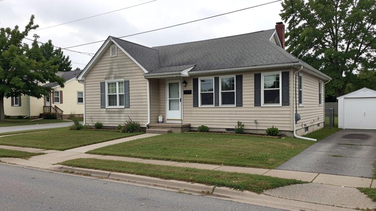 older small multifamily rental property in Kalamazoo Michigan