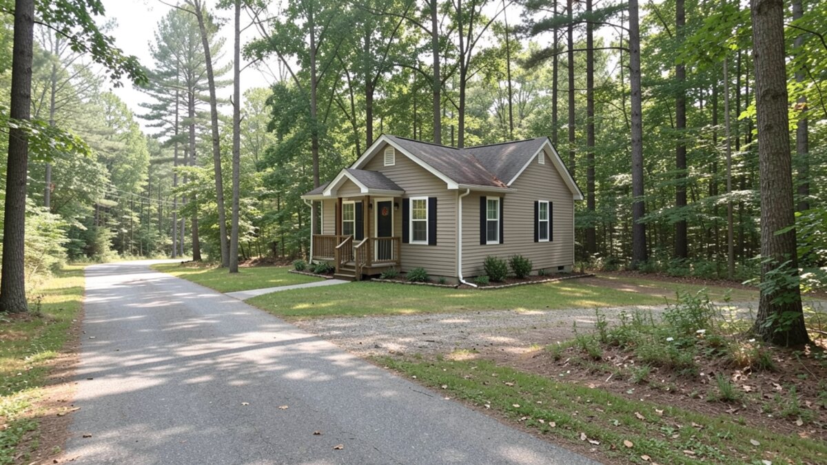 Lake of the Woods Virginia cottage-style small rental or as-is seller home near wooded roads