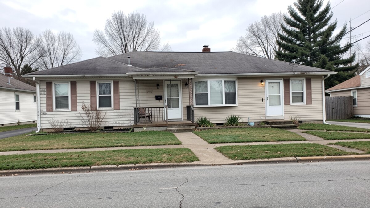 older small rental or duplex property in Mansfield Ohio