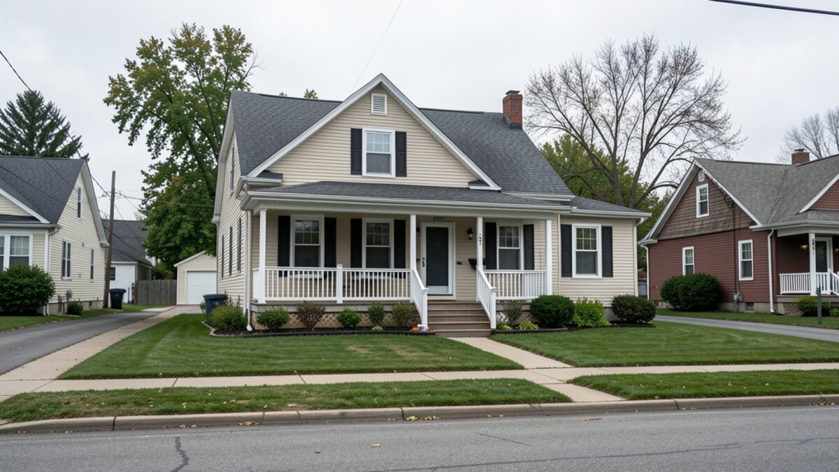 Representative older Midland Michigan residential home