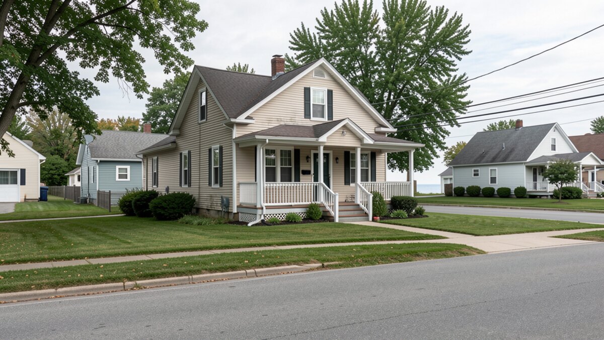 Representative older Muskegon Michigan residential home