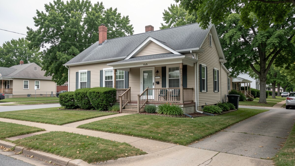 Representative older Pontiac Illinois residential home