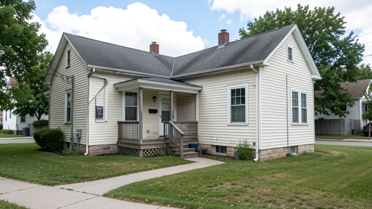 older small rental duplex or compact multifamily property in Red Wing Minnesota
