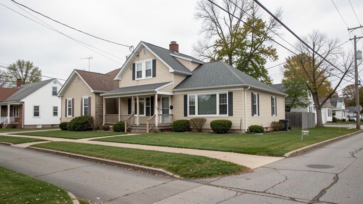 Representative older Rice Lake Wisconsin residential home