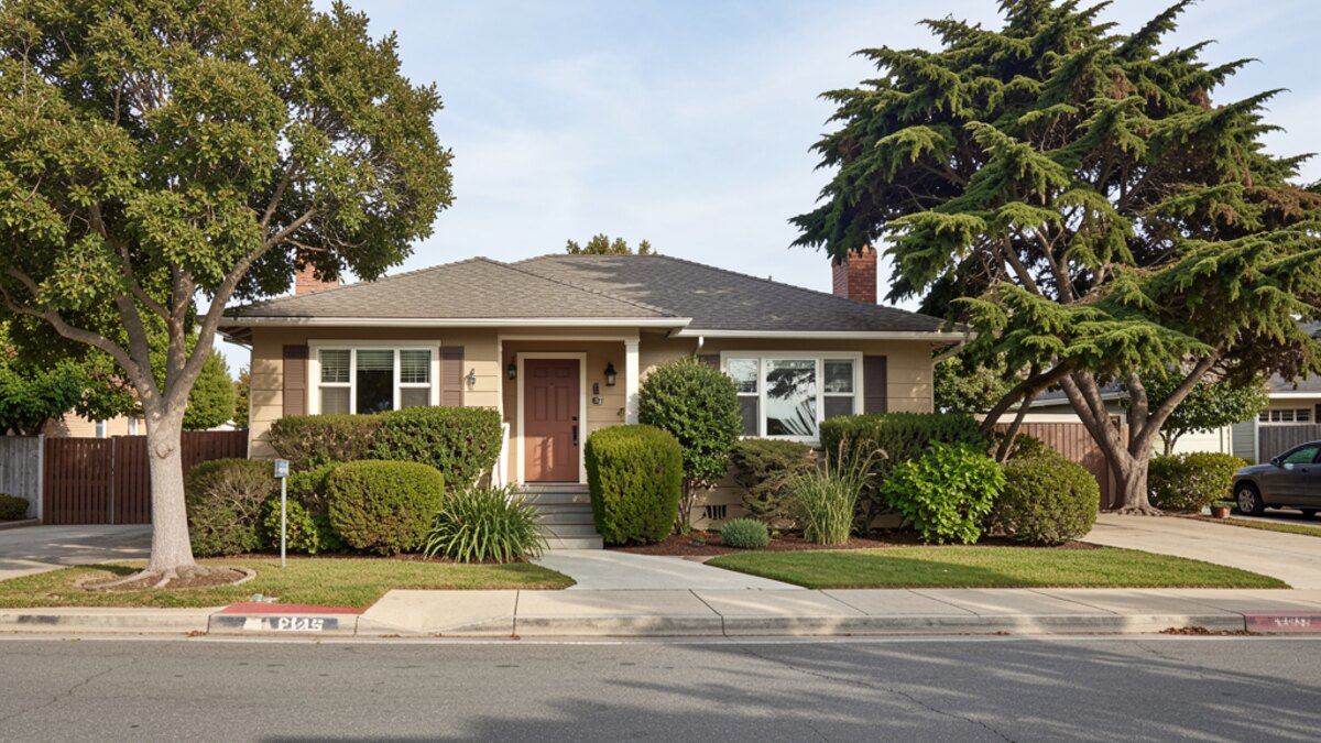Representative older Santa Cruz California residential home