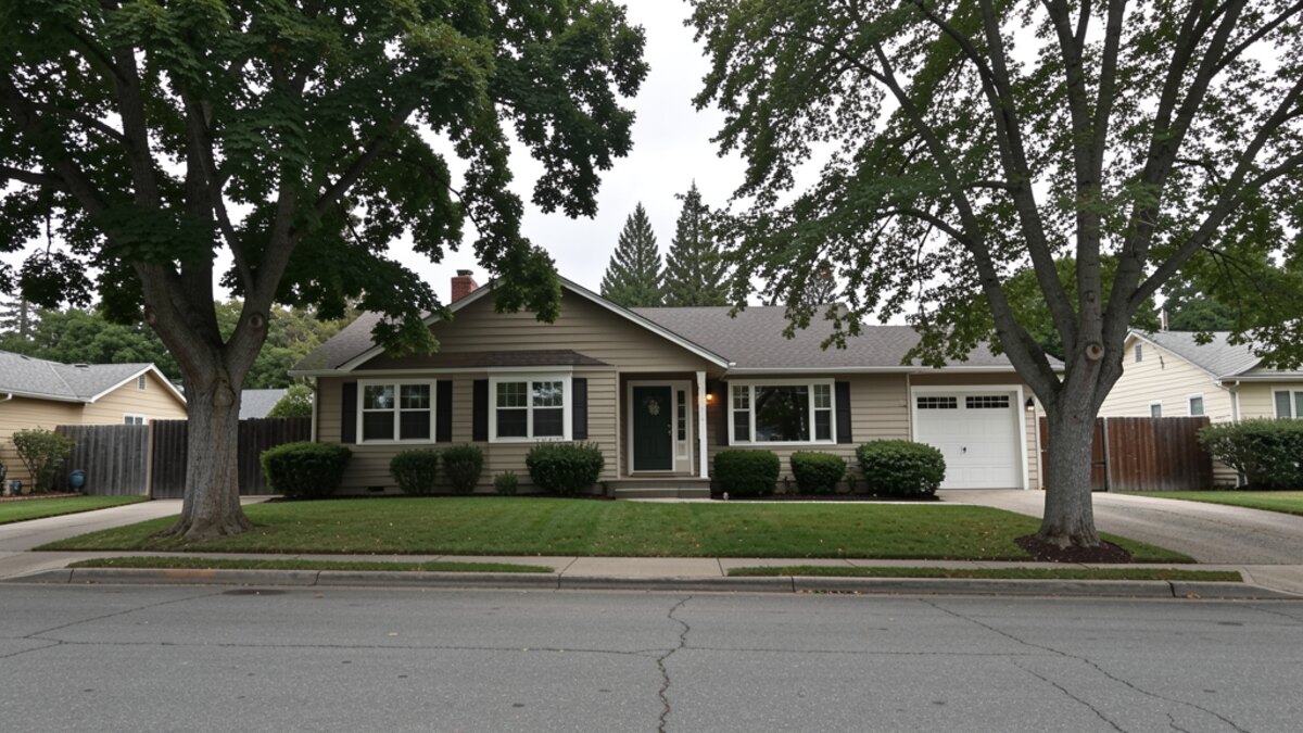Representative older Santa Rosa California residential home