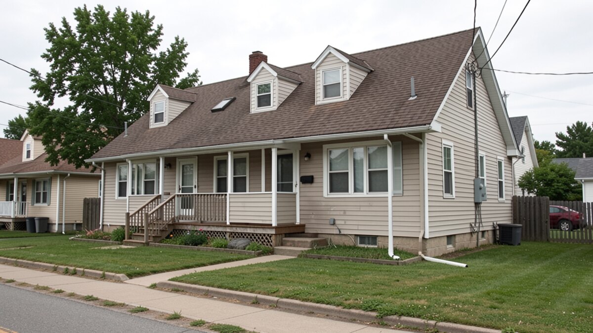 Scottsbluff Nebraska older duplex or small multifamily rental property exterior