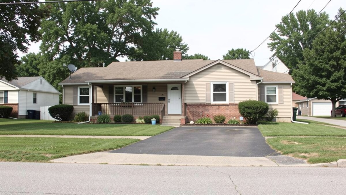 Representative older Van Wert Ohio residential home