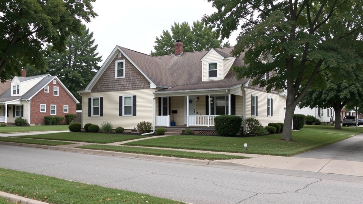 older small rental duplex or compact multifamily home in Watertown Wisconsin